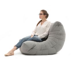 Grey Acoustic Bean Bags - Ambient Lounge