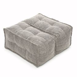 Beige Ottoman Modular Beanbag in Interior Fabric